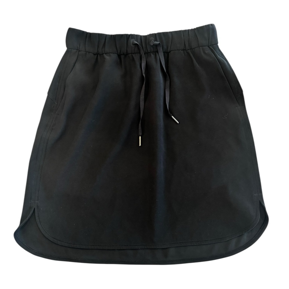 lululemon athletica Black Drawstring Athletic Skirt